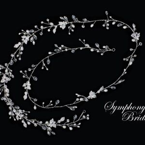 Symphony Bridal Silver Hair Vine